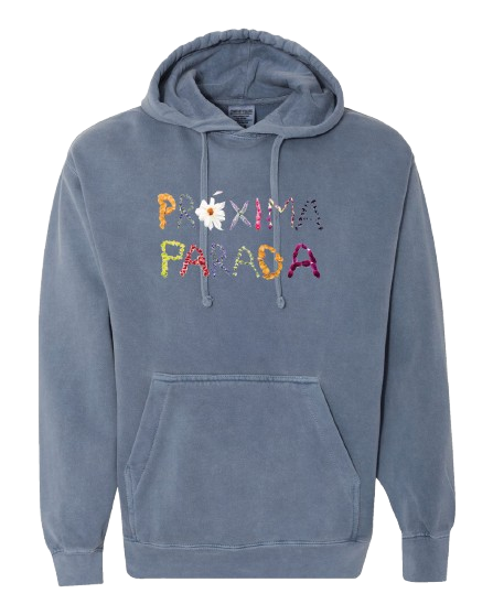 Blue Flower Hoodie