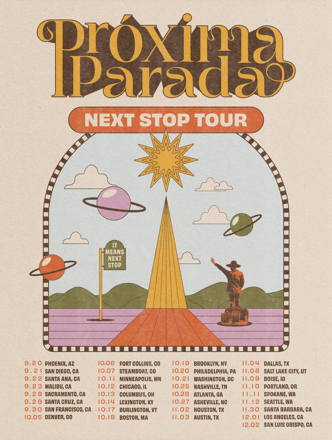 Next Stop Tour Poster